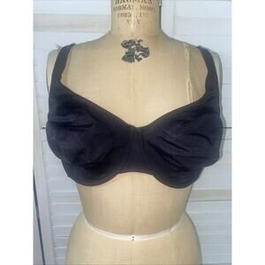 Avenue Body Black Size 42DD Underwire Unlined Bra Stretch Full Coverage
